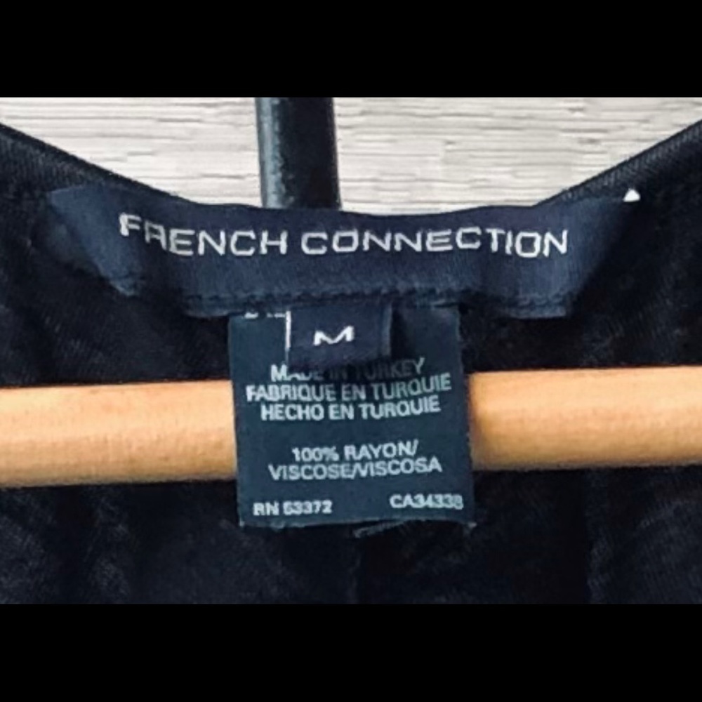 Vintage 90’s❣️French Connection Formal/Casual Midnight Black - Picture 4 of 6